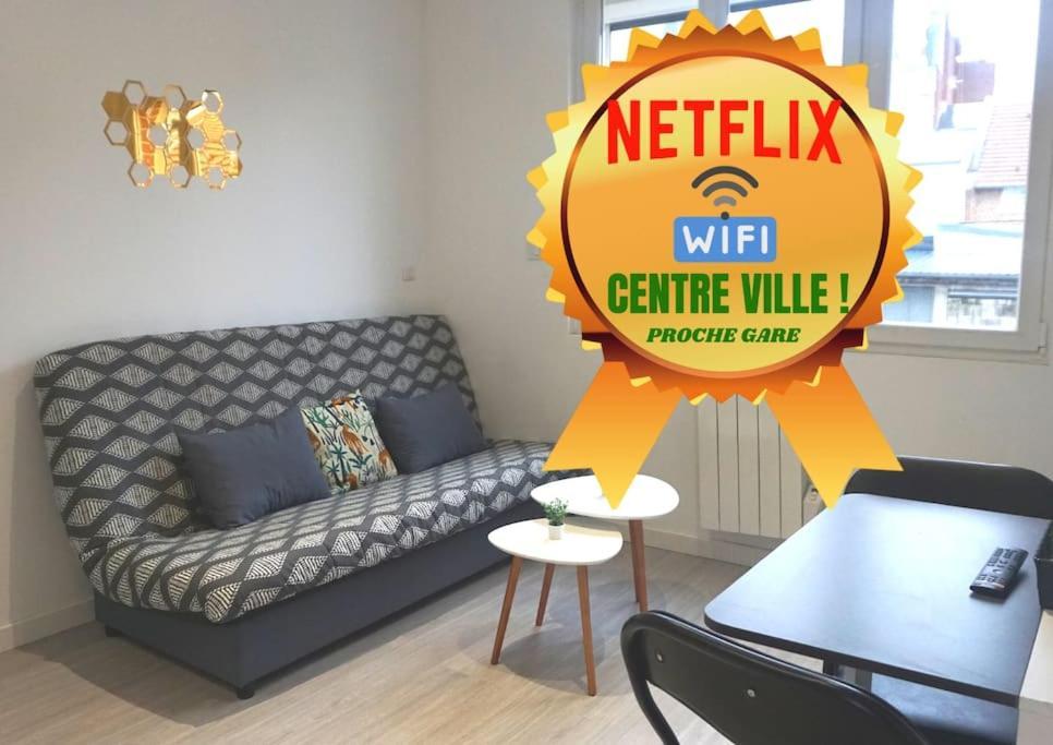 Cosy T2 Wifi Parking Proche Gare Centre Ville Saint-Quentin  Zewnętrze zdjęcie